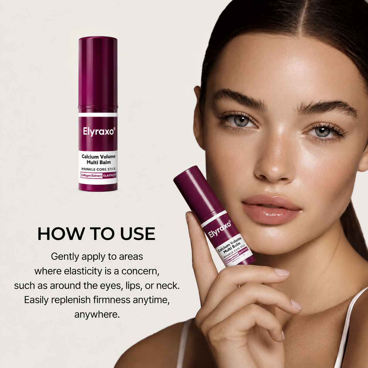 Multi Balm Stick with Calcium & Collagen – Volume & Smoothness