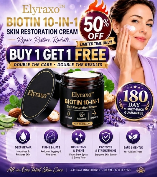 Elyraxo™ BIOTIN 10-IN-1 Shin Restoration Cream