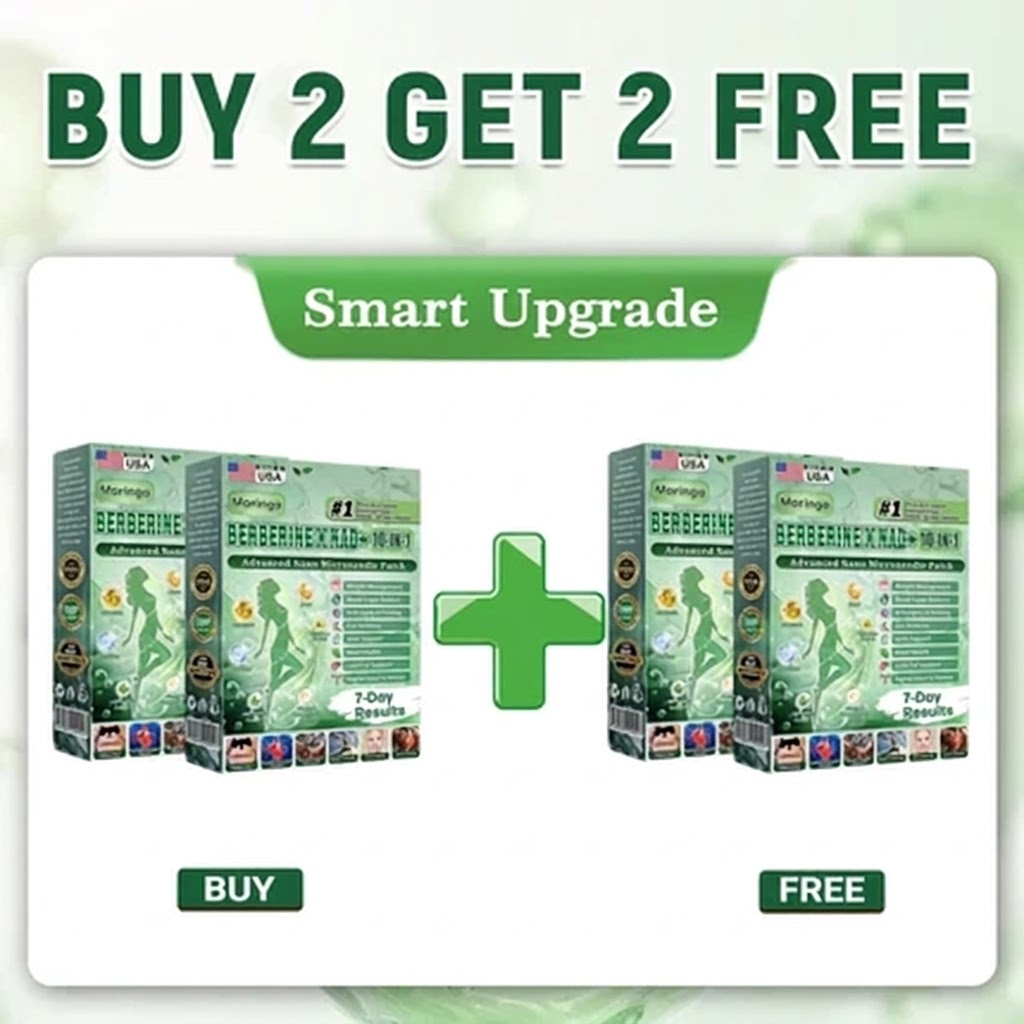 Metabolic Nano Microneedle Patchus (Just once a day, visible changes in 7 days) Berberine+ Moringa Formula  For obesity, Looseskin,diabetes, sleep apnea, joint issues, and more