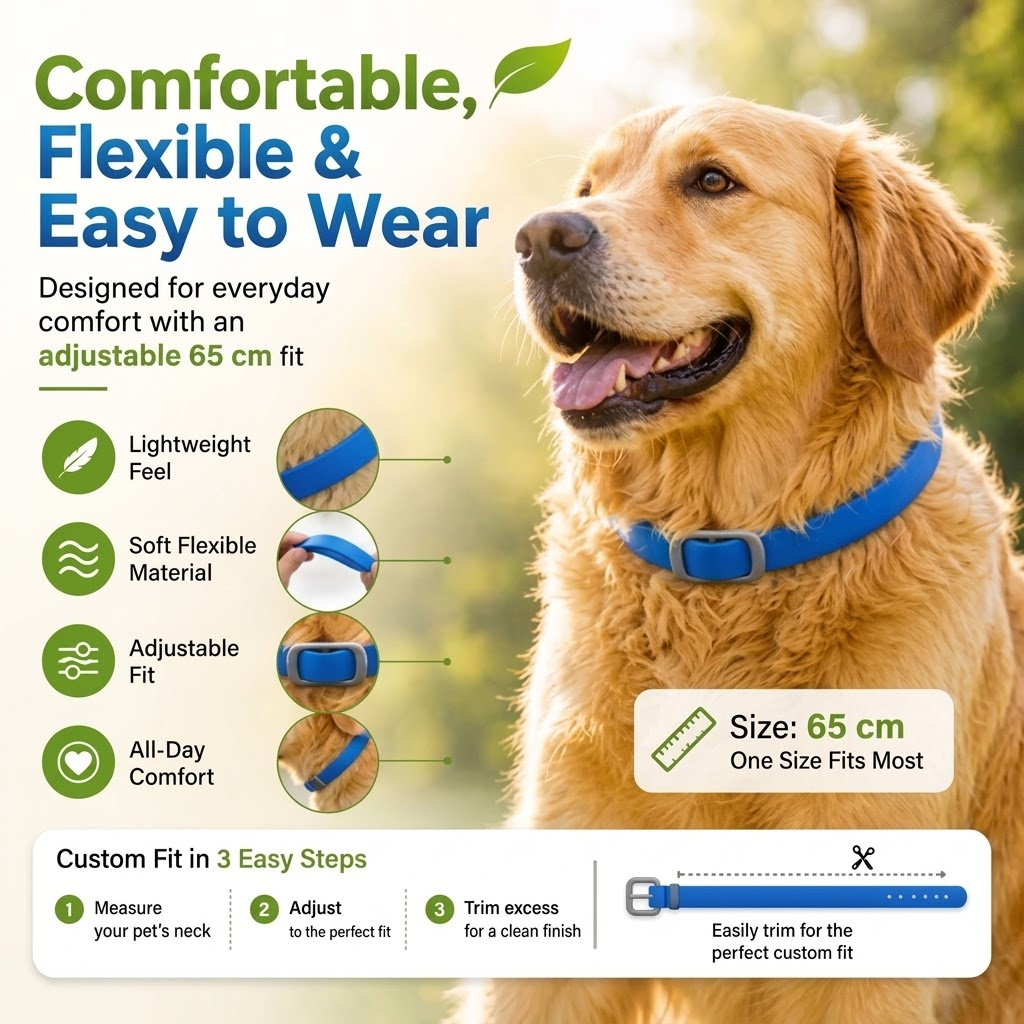 2-in-1 Natural Essential Oil Pet Pest Repellent & Calming Pheromone Collar