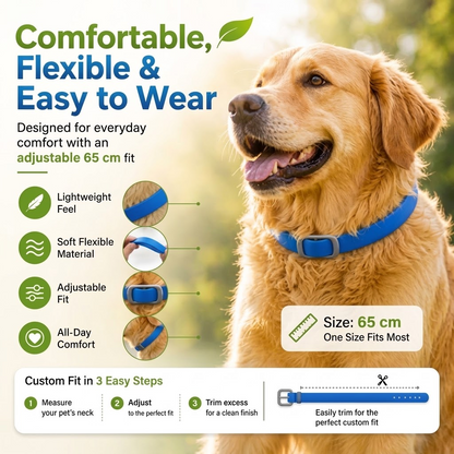 2-in-1 Natural Essential Oil Pet Pest Repellent & Calming Pheromone Collar