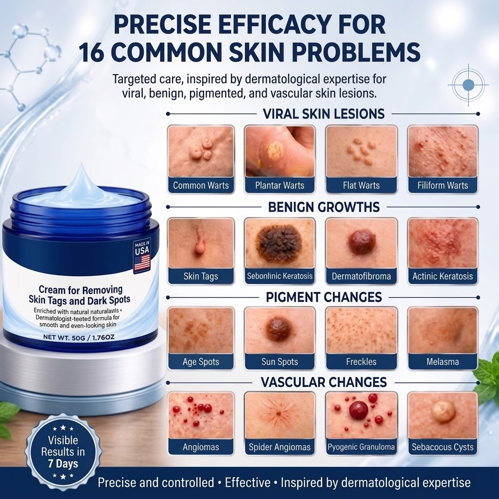 Advanced Correcting Cream for Skin Tags, Moles & Spots – 7‑Day Painless & Scar‑Free – Advanced Care for Skin Imperfections