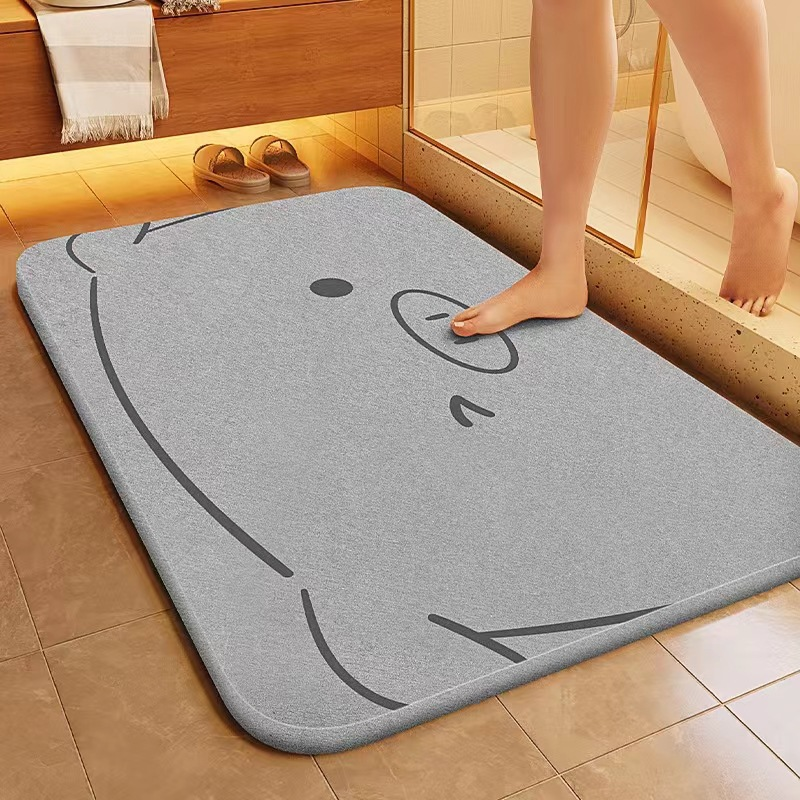 Super Absorbent Soft Diatomite Bathroom Mat