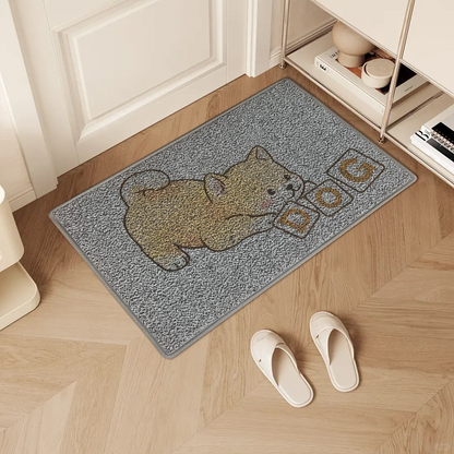Non-Slip Printed Entry Door Mat & Indoor Floor Rug