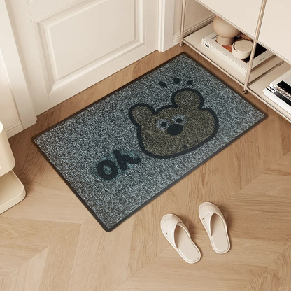 Non-Slip Printed Entry Door Mat & Indoor Floor Rug