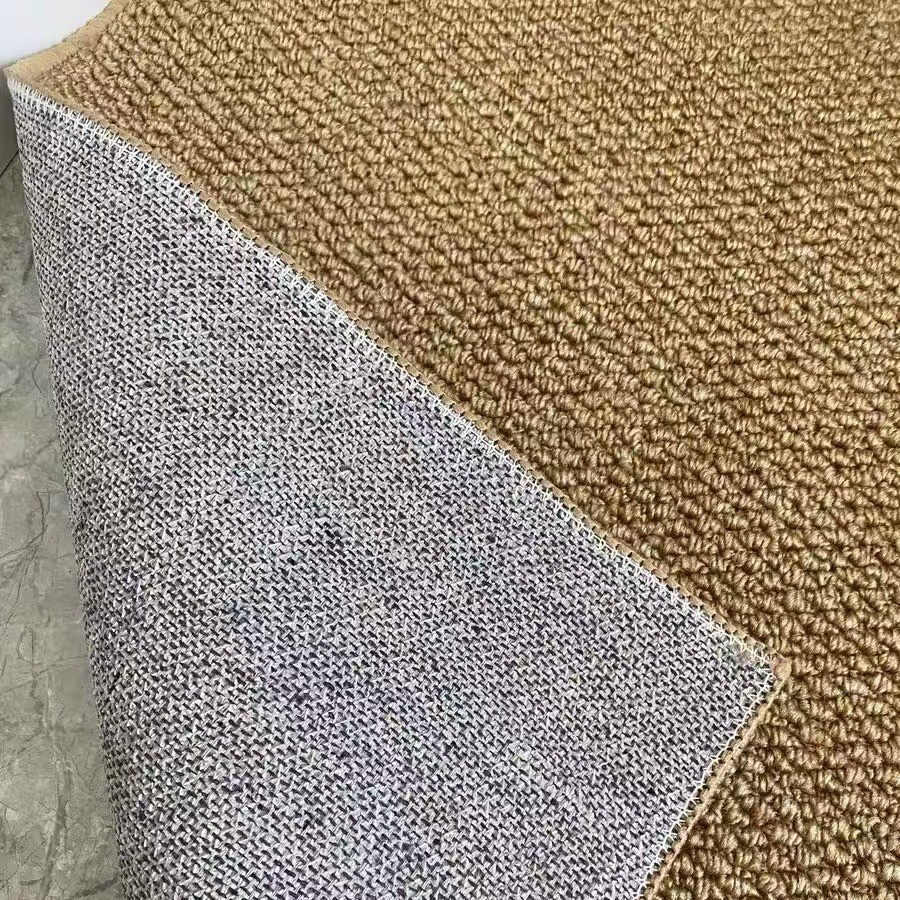 Modern Minimalist Faux Sisal Area Rug