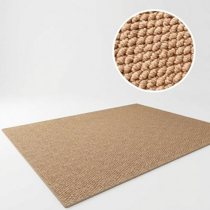 Modern Minimalist Faux Sisal Area Rug