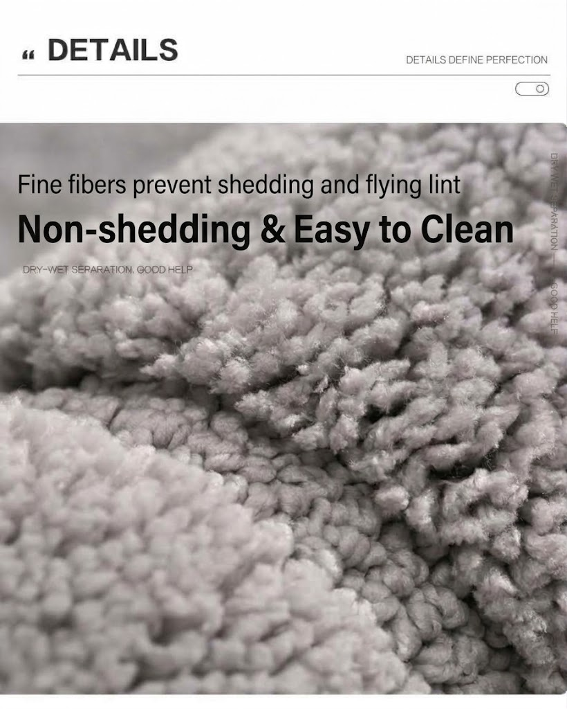 Ultra-Absorbent Soft Microfiber Bathroom Rug