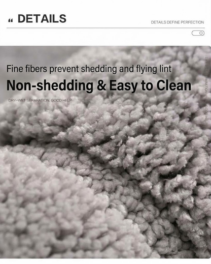 Ultra-Absorbent Soft Microfiber Bathroom Rug