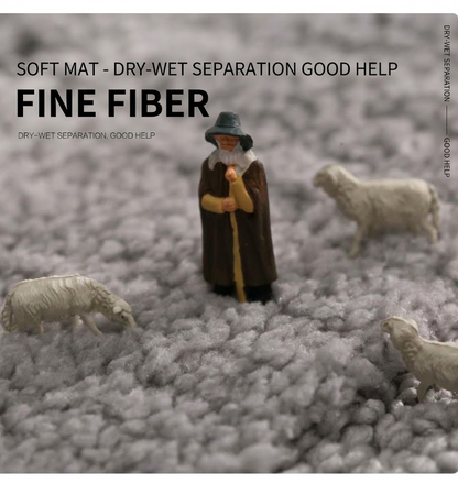 Ultra-Absorbent Soft Microfiber Bathroom Rug