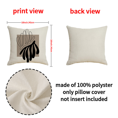 Modern Abstract Geometric Throw Pillow Covers