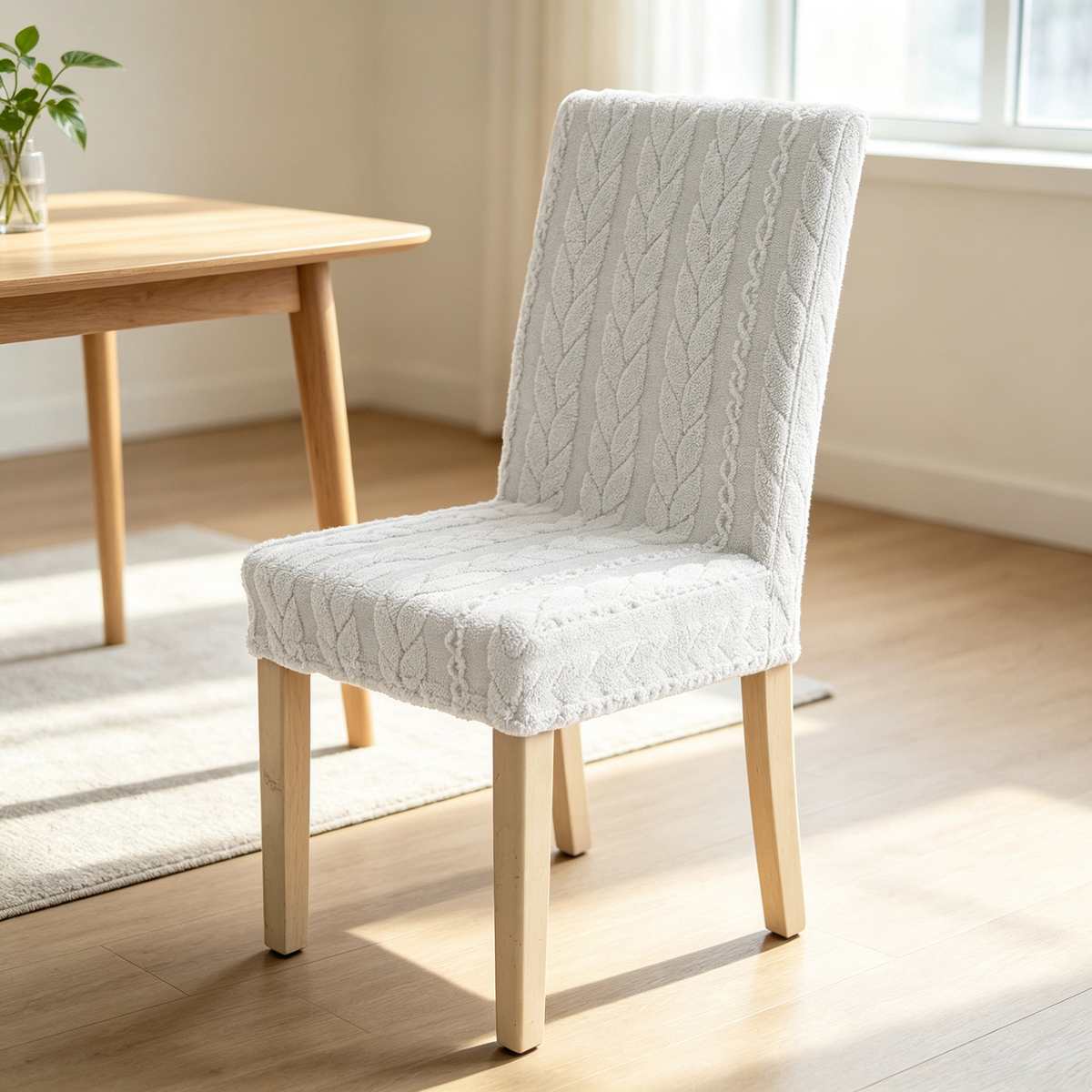 Stretch Dining Chair Cover - Universal Fit Protection Slipcover