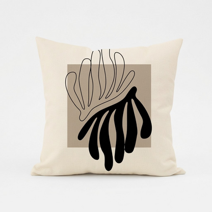 Modern Abstract Geometric Throw Pillow Covers