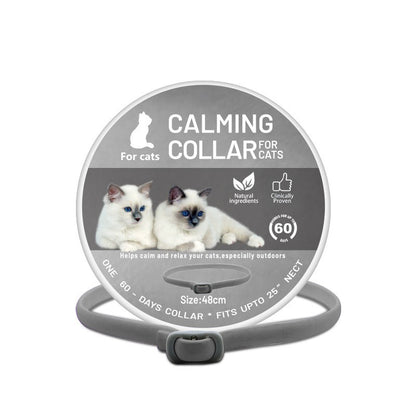 2-in-1 Natural Essential Oil Pet Pest Repellent & Calming Pheromone Collar