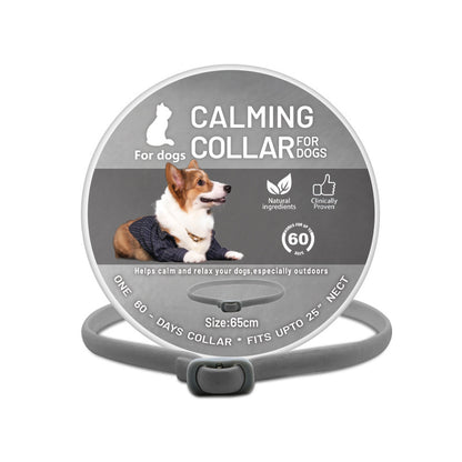 2-in-1 Natural Essential Oil Pet Pest Repellent & Calming Pheromone Collar