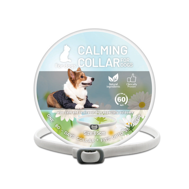 2-in-1 Natural Essential Oil Pet Pest Repellent & Calming Pheromone Collar