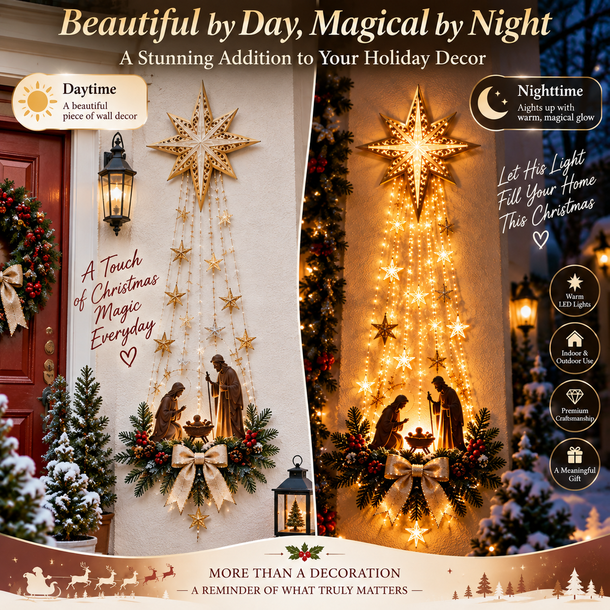 ✨Last Day 90% OFF✨ Bethlehem Star  Symbolizes the birth of life.
