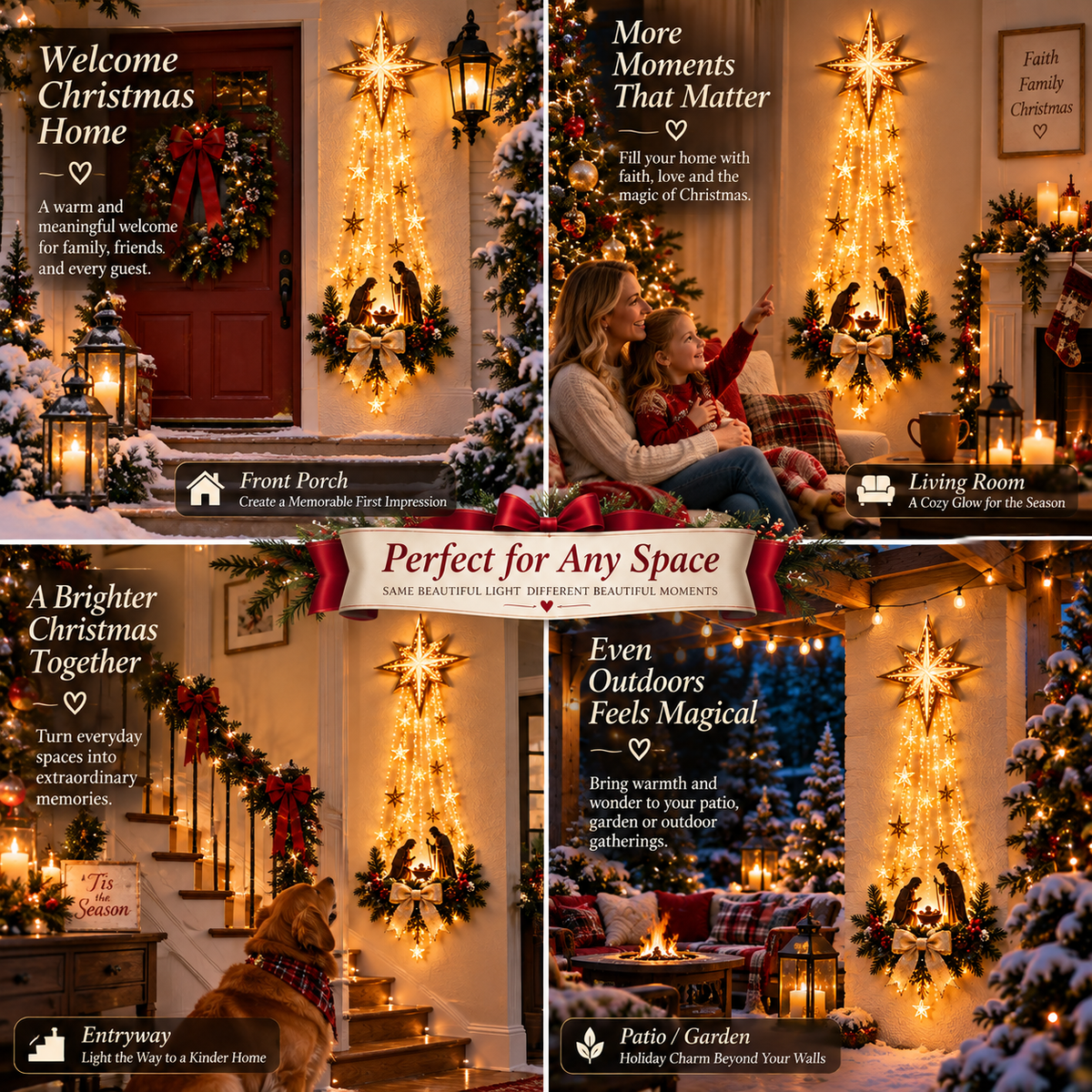 ✨Last Day 90% OFF✨ Bethlehem Star  Symbolizes the birth of life.