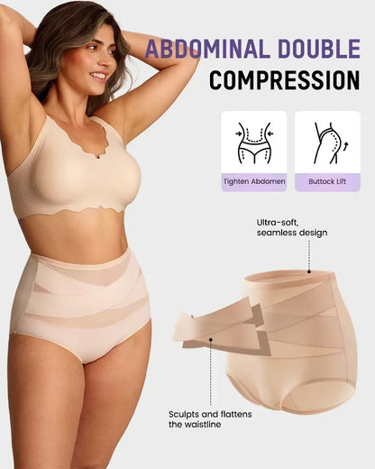 🌸 LAST DAY! Buy 1 Get 1 FREE ✨ Plus-Size High-Waist Tummy Control Panties