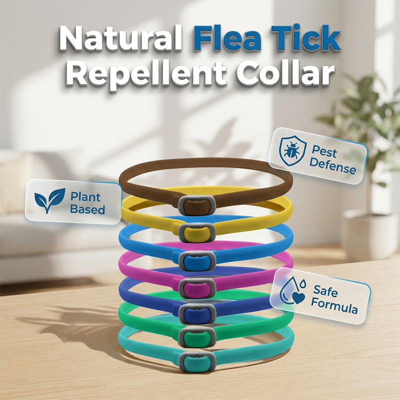 2-in-1 Natural Essential Oil Pet Pest Repellent & Calming Pheromone Collar